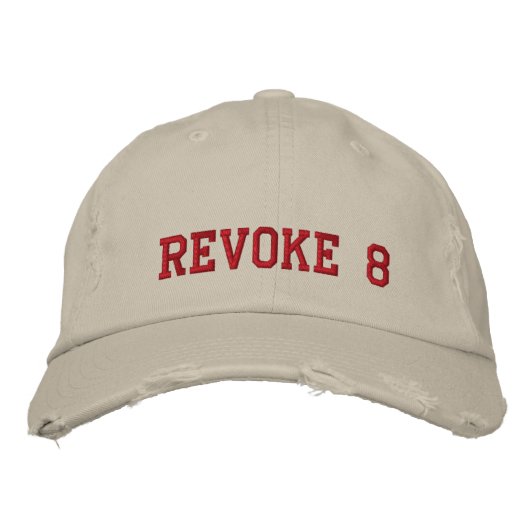 REVOKE 8 BESTICKTE KAPPE (Vorderseite)