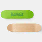 Revolt - Grüne Schattierungen Skateboard (Horizontal)