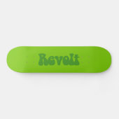 Revolt - Grüne Schattierungen Skateboard (Horizontal)