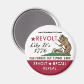 Revolt like's 1776 Magnet (Vorderseite/Rückseite)