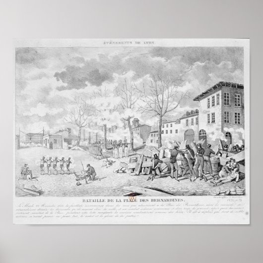 Revolte der Seidenarbeiter von Lyon Poster (Vorne)