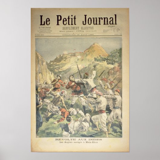 Revolte in Indien Poster (Vorne)