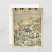 Revolte in Indien Postkarte (Vorne/Hinten)