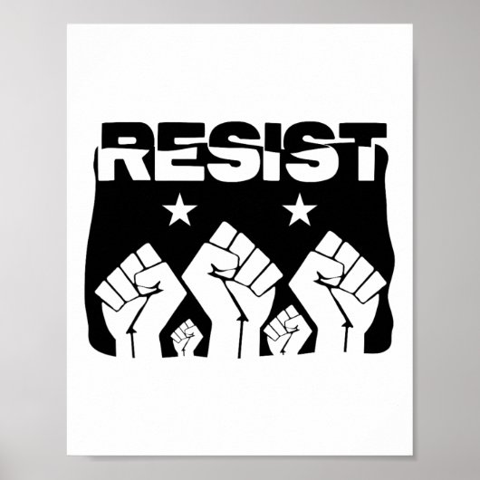 Revolte mit Stolz der Revolution - politischer Wid Poster (Vorne)