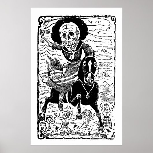 Revolucionaria von José Guadalupe Posada Poster (Vorne)