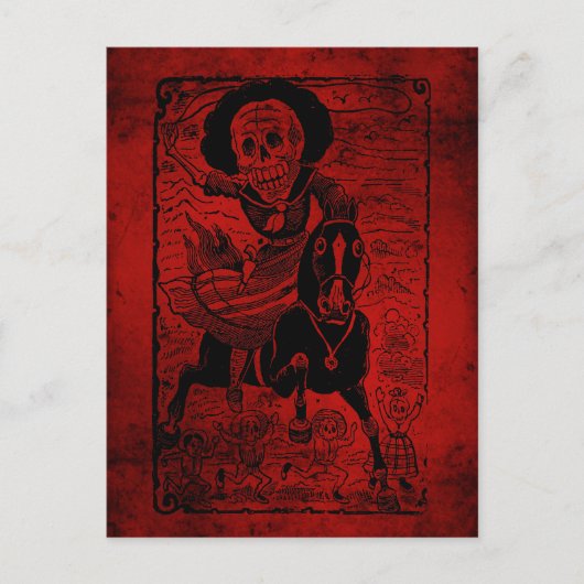 Revolucionaria von José Guadalupe Posada Postkarte (Vorderseite)