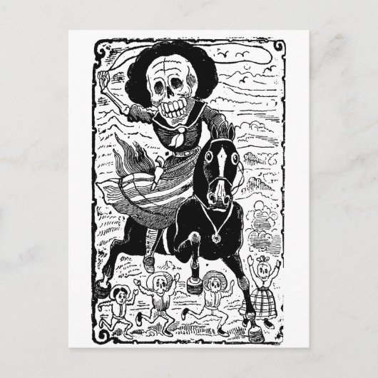 Revolucionaria von José Guadalupe Posada Postkarte (Vorderseite)