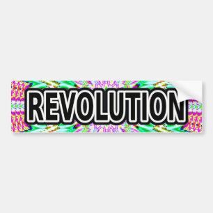 Revolution autoaufkleber
