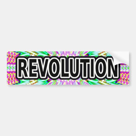 Revolution autoaufkleber (Vorne)