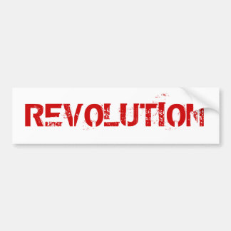 REVOLUTION AUTOAUFKLEBER