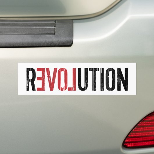 rEVOLution Autoaufkleber (Auf Auto)