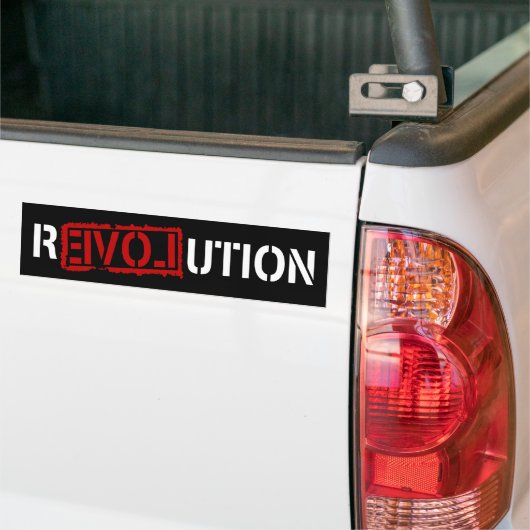 Revolution Autoaufkleber (Auf Lkw)