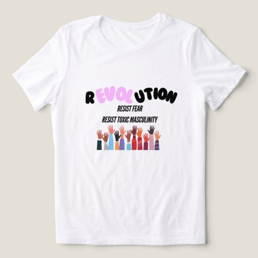 Revolution: Der T - Shirt der toxischen Maskulinit (Design Vorderseite)
