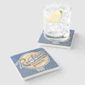 Revolution Doughnüsse, Decatur, Georgien Steinuntersetzer (Seitenansicht)