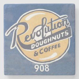 Revolution Doughnüsse, Decatur, Georgien Steinuntersetzer