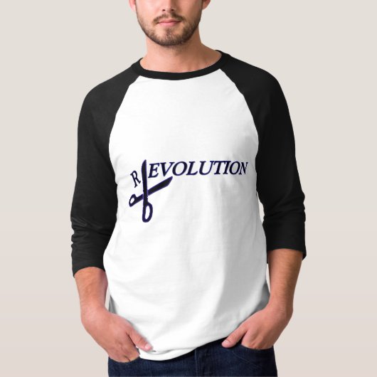 Revolution gegen Evolution T-Shirt (Vorderseite)
