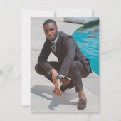 Revolution | Gold & Black Grad Foto Ankündigung (Rückseite)