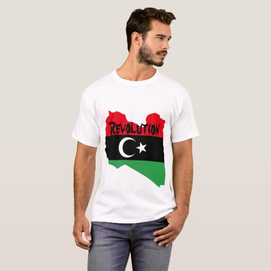 Revolution in Libyen-Shirt T-Shirt (Vorne ganz)