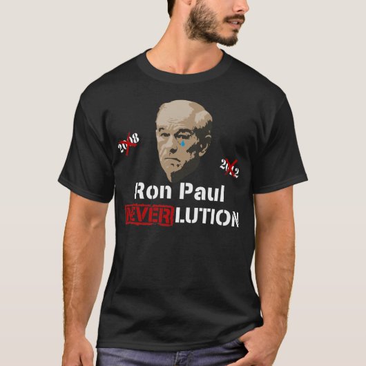 Revolution Neverlution Ron Pauls 2012 T-Shirt (Vorderseite)