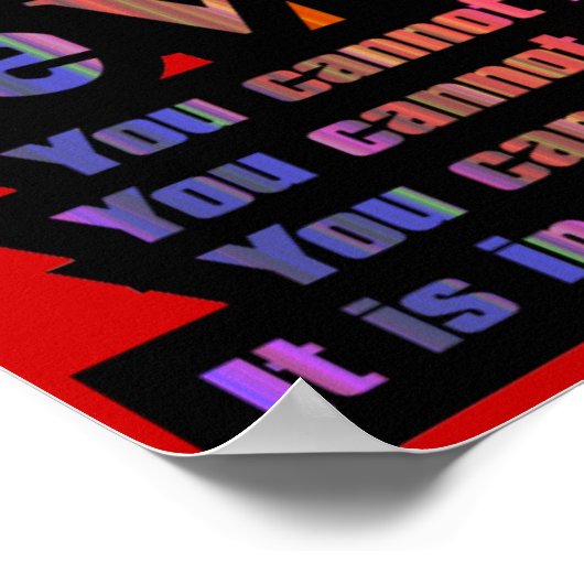 REVOLUTION POSTER (Ecke)