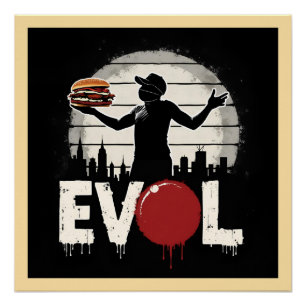 Revolution Sandwich - Bold Street Art Graphic Poster