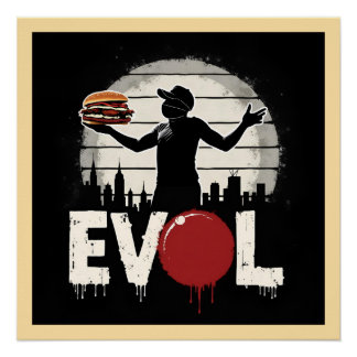Revolution Sandwich - Bold Street Art Graphic Poster