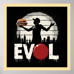 Revolution Sandwich - Bold Street Art Graphic Poster