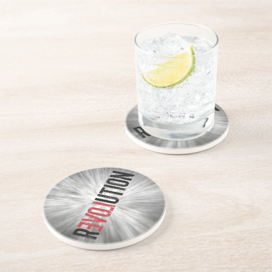 rEVOLution-Untersetzer Getränkeuntersetzer (Seite)