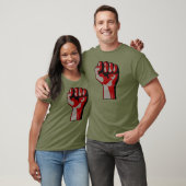 Revolutionär angehobener Faust-Protest-T - Shirt (Unisex)