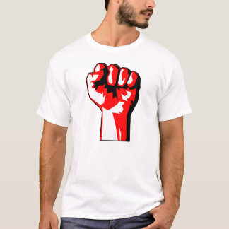 Revolutionär angehobener Faust-T - Shirt