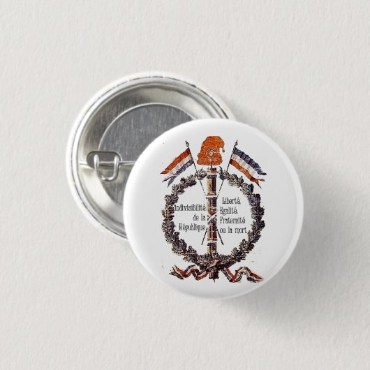 revolutionär button (Vorne & Hinten)