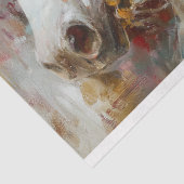 Revolutionäre Allgemeine Frau auf der Rückentkoppe Seidenpapier (Ausschnitt)