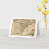 Revolutionäre Amerikanische Karte - 1777 (Gelbe Blume)