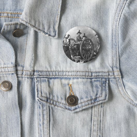 Revolutionäre Kriegs-Molly-Krug-Kanone Button (Beispiel)
