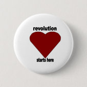 Revolutionäre Leidenschaft Button (Vorderseite)