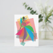 Revolutionäre Liebe Postkarte (Stehend Vorderseite)