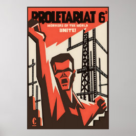 Revolutionäre Vision Ikonische kommunistische Prop Poster