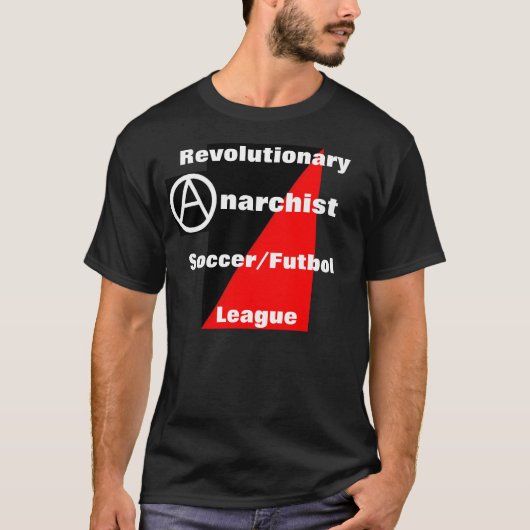 revolutionärer Anarchistenfußballliga-T - Shirt (Vorderseite)