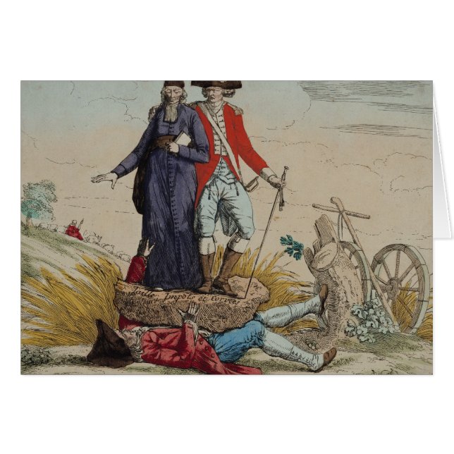 Revolutionärer Cartoon über Tithes (Vorderseite (Horizontal))