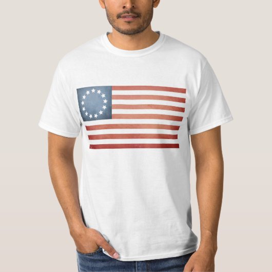 Revolutionärer Krieg Betsy Ross verschwand die US- T-Shirt (Vorderseite)