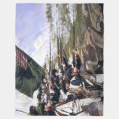 REVOLUTIONÄRER KRIEGSKAMPF FLEECEDECKE (Vorderseite)