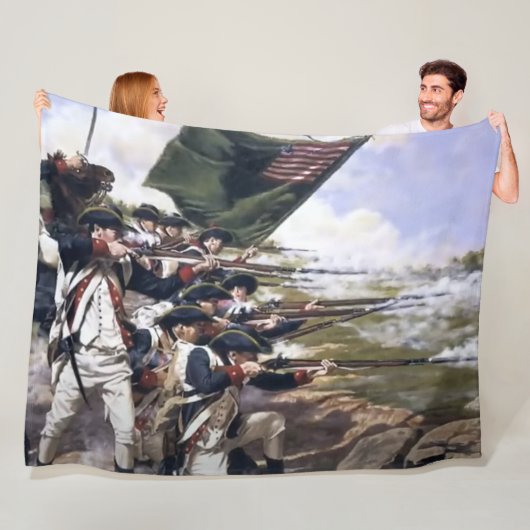 REVOLUTIONÄRER KRIEGSKAMPF FLEECEDECKE (Beispiel)