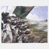 REVOLUTIONÄRER KRIEGSKAMPF FLEECEDECKE (Vorderseite (Horizontal))