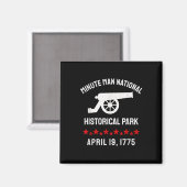 Revolutionärer Nationalpark Magnet (Vorderseite/Rückseite)