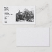 Revolutionäres Kriegs-Molly-Krug-Kanonen-Geschäft Visitenkarte (Vorne/Hinten)