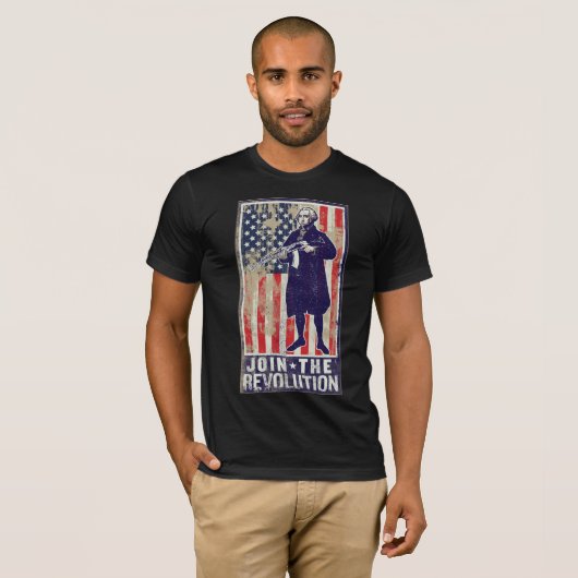 Revolutionäres Washington T-Shirt (Vorne ganz)