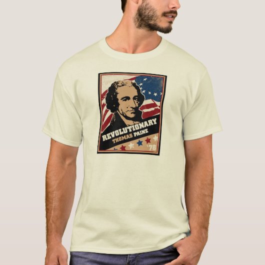 Revolutionärs-T-Shirt Thomas Paine T-Shirt (Vorderseite)