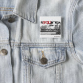 Revolutions-Märzknopf! Button (Beispiel)