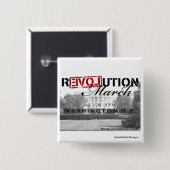 Revolutions-Märzknopf! Button (Vorne & Hinten)