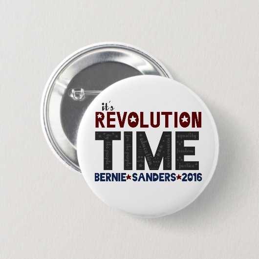 Revolutions-Zeit - Button (Vorne & Hinten)
